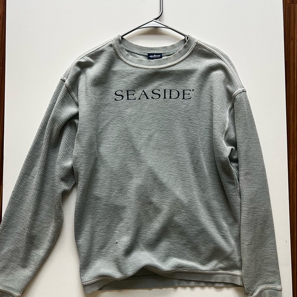 Seaside sweater/ Teal/ Charles river apparel/ XS adult - Picture 3 of 5